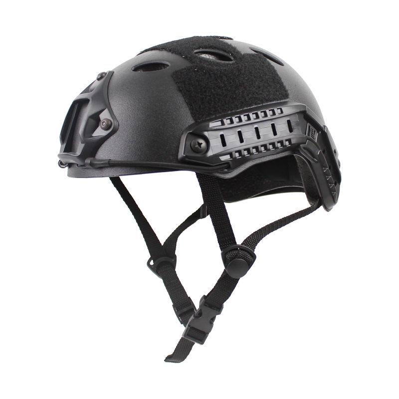 Tactical Military FAST Helmet - Simple Game CS Rail, Oval No-Hole Design for Outdoor Use