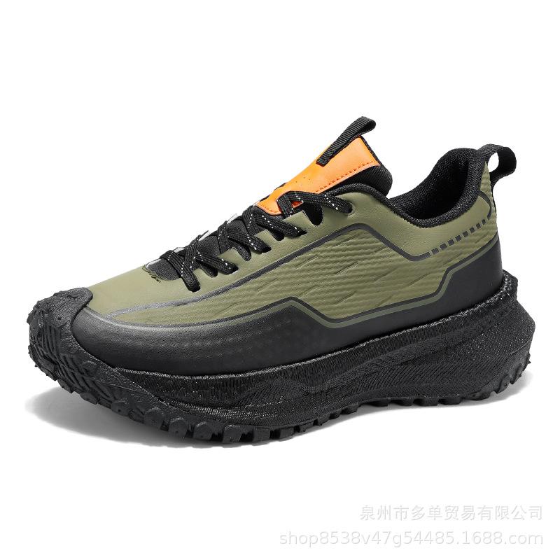 New low-top comfortable and lightweight casual shoes thick-soled cushioning outdoor non-slip and wear-resistant mountaineering shoes