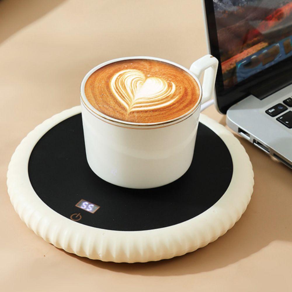 Intelligent Touch Control Dish Heating Plate Round Coaster Warmer Cat Bowl Heater  Winter