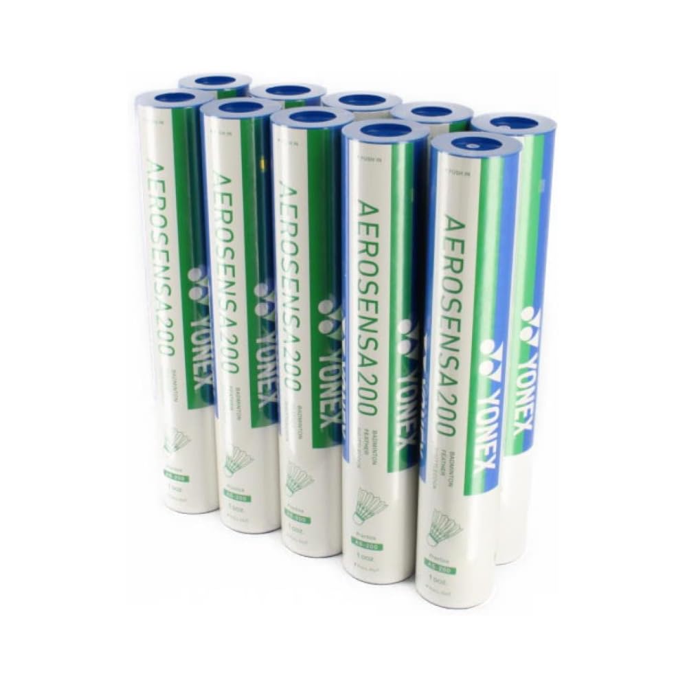YONEX Aero Sensor 200 Badminton Shuttlecocks 4-Number Pack of 120 Balls