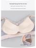 Women's Maternity Seamless Lace Trim Nursing Bra - No-Ammonia, One-Piece, Postpartum Breastfeeding Support.