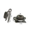 5/10/15/20pcs 5mm M5 Car Motorcycle Scooter ATV Moped E-bike Plastic Cover Metal Retainer U-Type Clips ArmyGreen