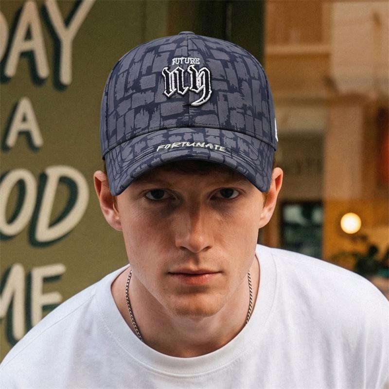 Letter Embroidery Baseball Cap for Unisex Sunshade Cap Outdoor Cap