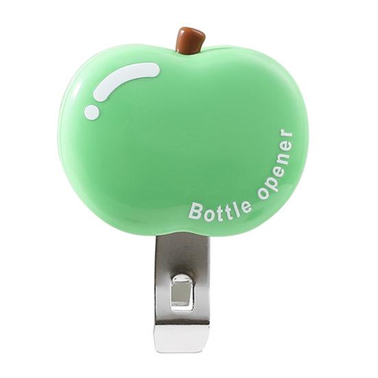Apple-Shaped Magnetic Bottle Opener & & Beer Bottles Clip for Medicine Vials Can Opener Refrigerator Magnet