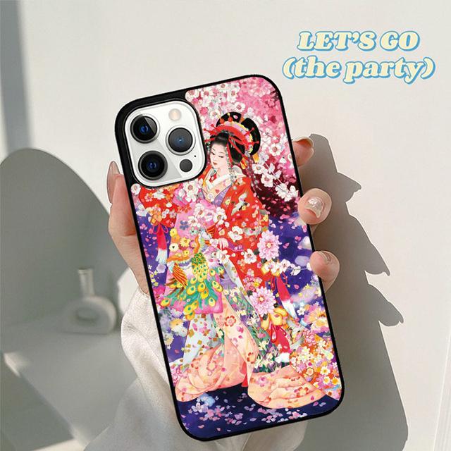 Japan Geisha japanese Geisha girl Phone Case Cover for iPhone 17 Air 16 16e 15 12 11 13 14 Pro Max Apple Plus Coque