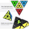 3X3X3 Smooth Triangle Cube Pyraminx Speed Cube Stickerless Brain Teasers Magic Cube 3D Cube Puzzle Educational Toy For Adult Kid