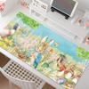 Kawaii PPeter RRabbit Cute Mouse Pad Anti Slip Rubber Edge Locked Thickened Laptop Gaming Desk Mat