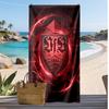 Toalla de Playa con Estampado de Fútbol VfB Stuttgart, Toalla Grande Suave de Secado Rápido para Playa, Camping, Natación