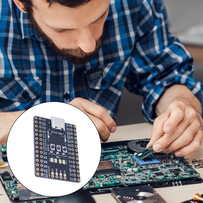 Compactly STM32F103RCT6 Development Board Ideal for Embedde Systems and DIY Electronics For I2C SPI UART Protocols