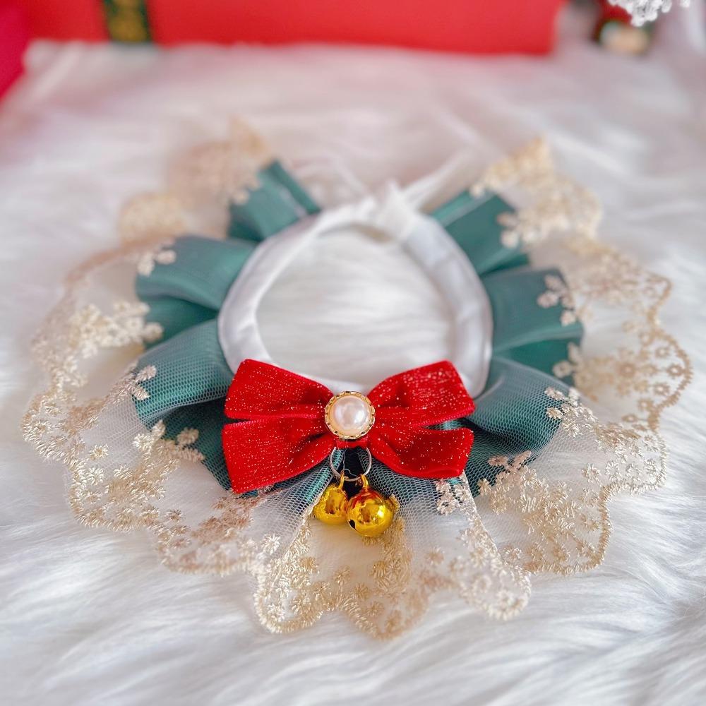 Weihnachtsstimmung, Ritual, Schal, Schal, Katze und Hund Wolle, gewebter Schal, beliebtes Weihnachts-Haustierhalsband
