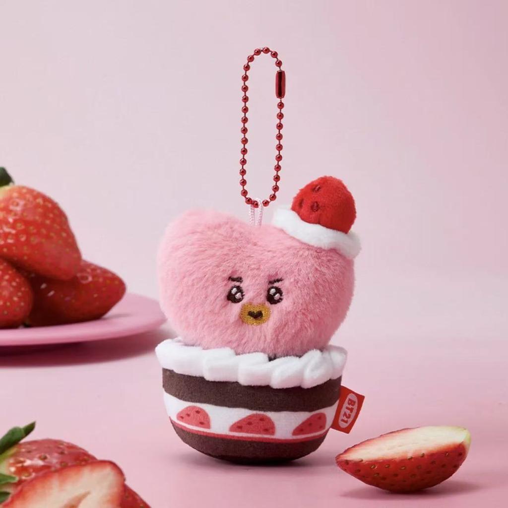 BTS BT21 Strawberry Party Series Plush Doll Kpop Plush Toy