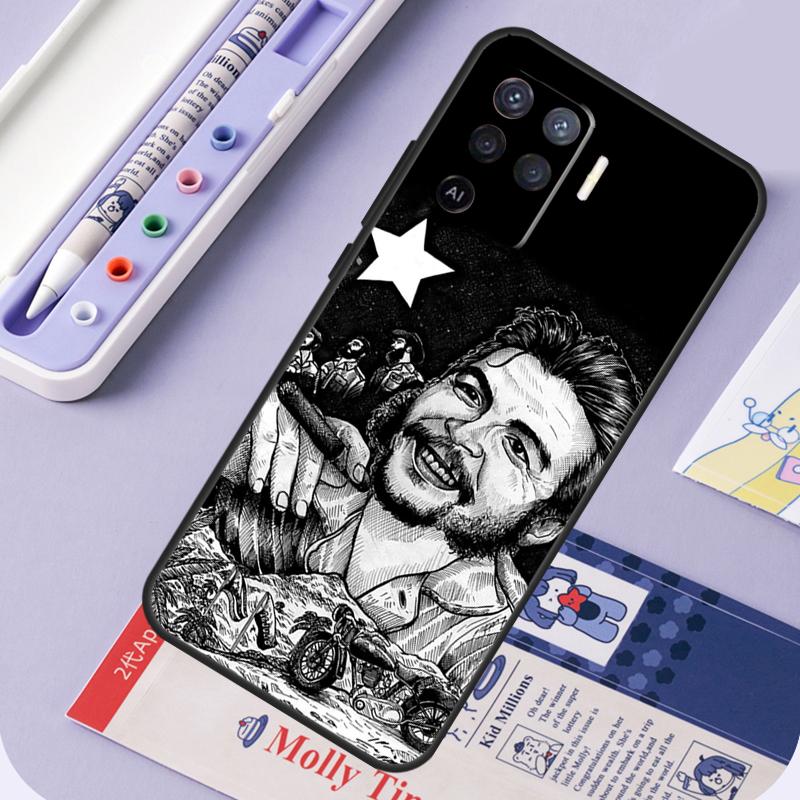 

che guevara For Oppo A17 A18 A94 A74 A54 A15 A38 A58 A78 A98 A40 A60 A80 A16 A76 A96 A57 A77 A5 Pro Case OPPO A16
