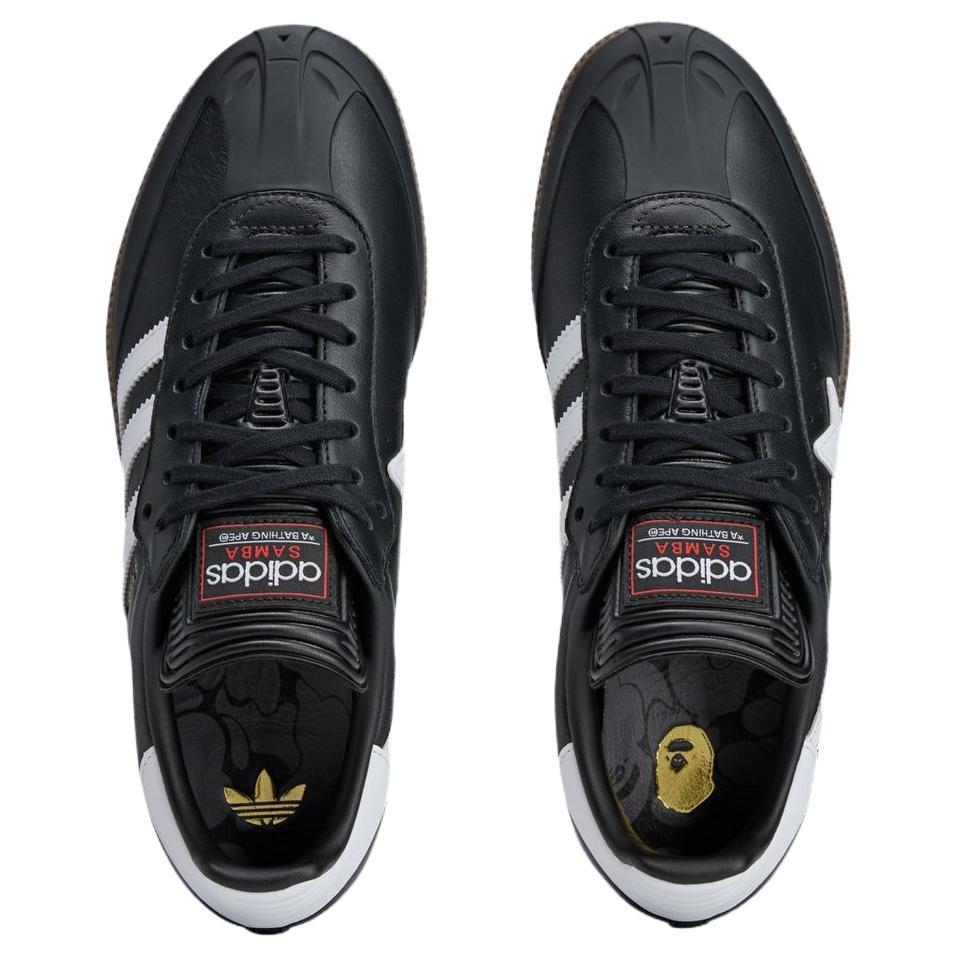 Adidas BAPE x Samba Black White Gum Unisex Sneakers JR9246