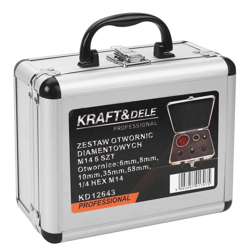DIAMOND HOLE SAW SET 6-68mm M14 KD12643