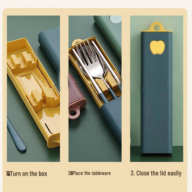 304 Stainless Steel 3-Piece Cutlery Set