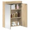 Bathroom Mirror Cabinet TULUM Sonoma Oak 60 x 16.5 x 78 cm