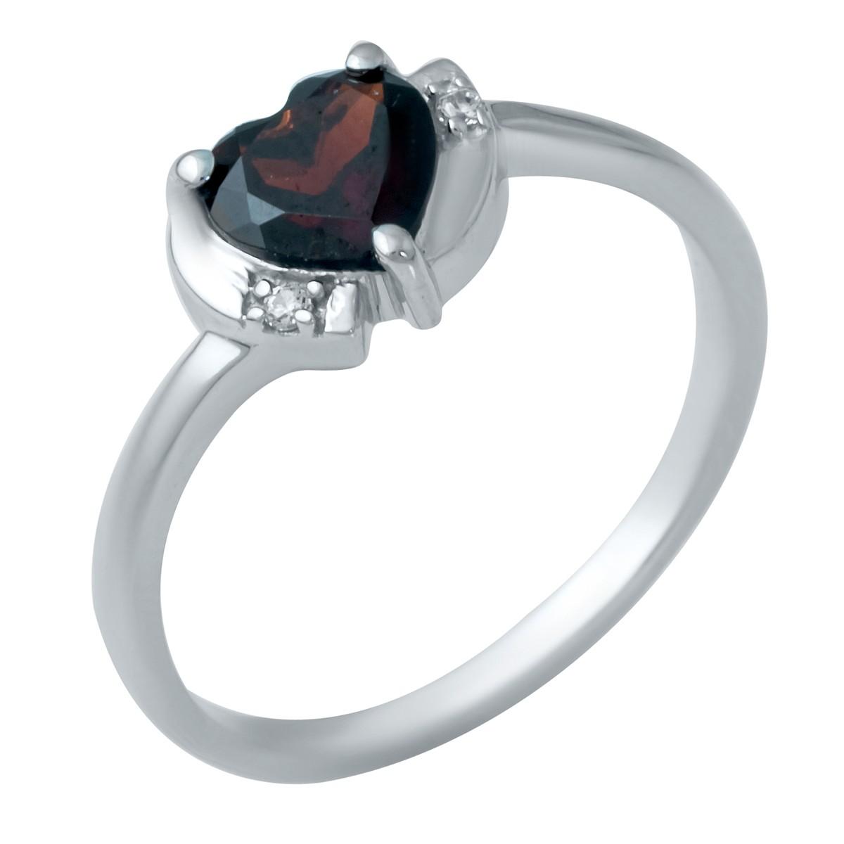 

Silver ring with natural garnet 0.995ct, product weight 1.66 g (1940761) 17