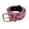 Autumn and Winter Retro Leather Leopard Print Plush Belt Niche Design Sense Sweet Cool Style Waist Chain Fashion Versatile Temperament Waist