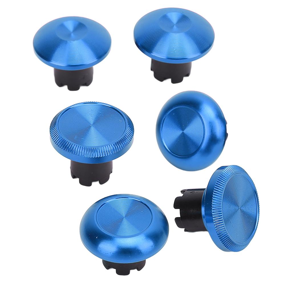 Metal Thumbsticks for Edge Controller Plug and Play Interchangeable Analog Joystick for Switch Pro Controllers Blue