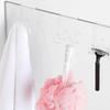 Shower Towel Hooks For Glass Shower Door Towel Hanger Space-Saving Storage Tool For Robes Washcloths Towels And Clothes
