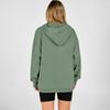 Women's Long Sleeve Hooded Pullover Sweatshirt with Stand Collar