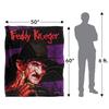 Nightmare On Elm Street Headshot Freddy Krueger Blanket