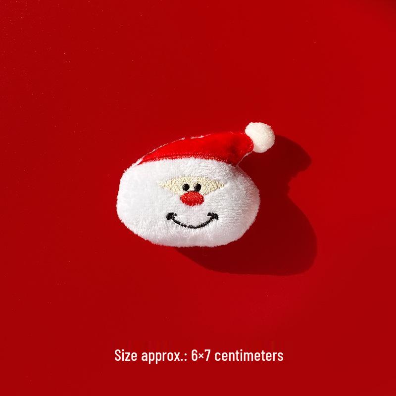 Women’s Cute Christmas Plush Doll Brooch - Festive Pin for Sweaters, Scarves, or Bags