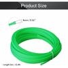 Othmro 5m/16.4ft PET Expandable Braid Cable Sleeving Flexible Wire Mesh Sleeve Fluorescent Green,for TV Audio PC Cords from Pets Chewing & Tearing