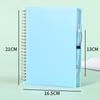 A5 Color PP Coil Notebook with Wide Ruled Pages - Thick Office Notepad, Ideal for Students, Customizable Logo