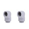 2PCS G1/4 Thread Rotating 90 Degree Elbow Fitting Adapter Rotary Fitting Water Cooled Connector for PC Water Cooling System