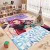 Kpop Demon Hunters Neon Stage Indoor Rug Nonslip Thick Carpet For Entryway Home Party Decor Valentine'S Day Gift