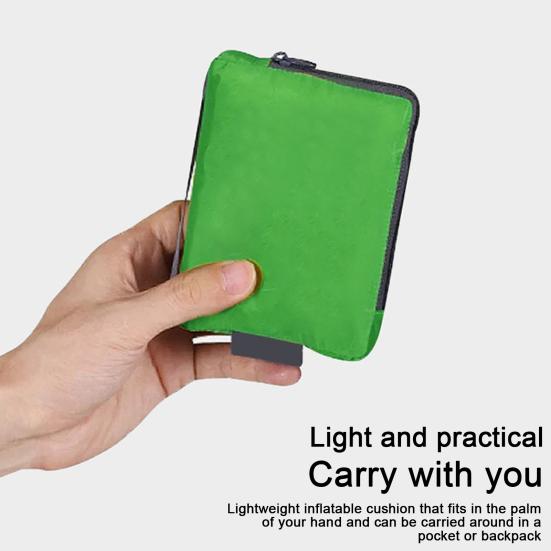 Nafukovací sedák Vodotěsný Odolný proti opotřebení Rychlé nafukování a vyfukování Pohodlná vzduchová opora Podložka na sedadlo do letadla nebo auta