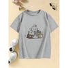 Kawaii Meme Cat Funny T Shirts Manga Kids Children's T-shirt Boys Girls Summer Spring Casual Top Tee Shirt