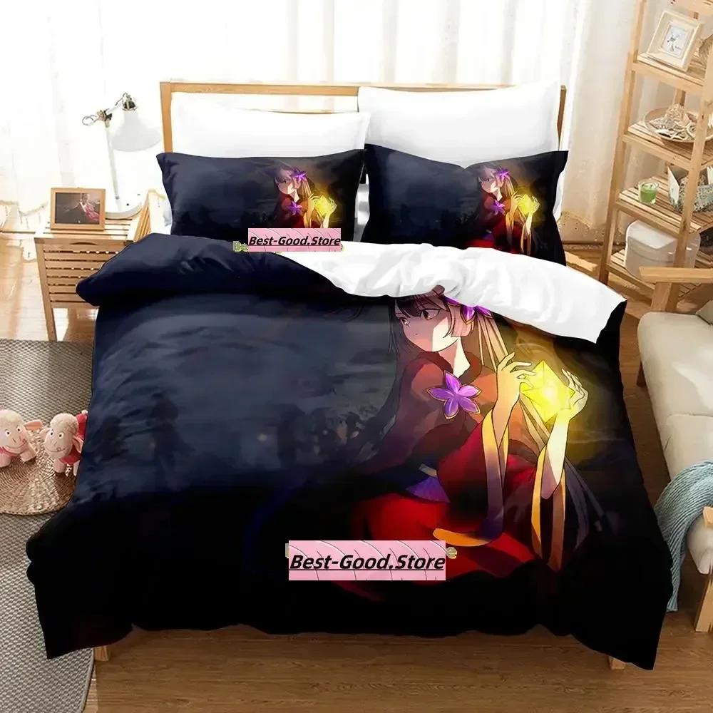 New Pixiv Fantasia T Bedding Set Single Twin Printed Bed Set With Pillowcase Bed Duvet Cover Single Double Queen Super King Size
