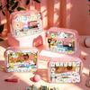 6 Pcs Cosmetic Bag Gifts For Women Pvc Tile Bags Makeup Toiletry Pouch For Board Game Lovers Mom Grandma