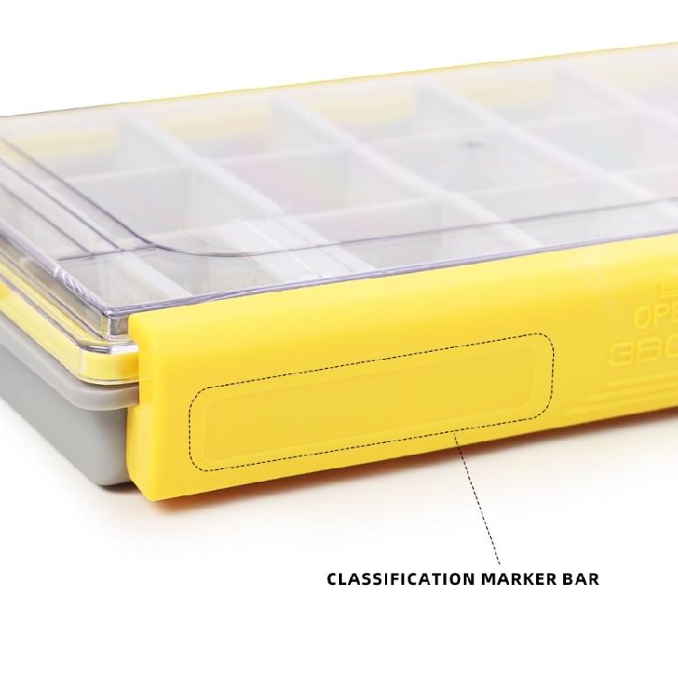 Fishing Tackle Box Portable Storage Trays Lure Organizers Storage Box Baits Separator Organizers with Removable Divider