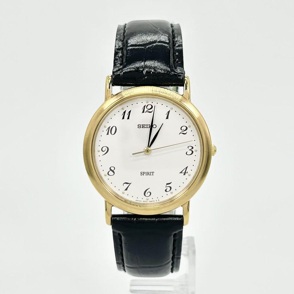 [USED] SEIKO SPIRIT 5E21-6C00 Quartz Watch