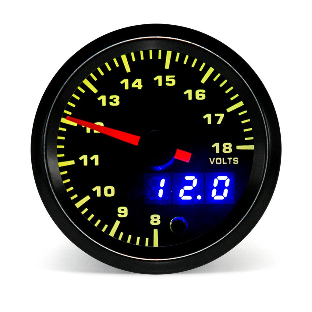 52mm 7 Color Backlight Car Tachometer Boost Water Temp Oil Pressure Voltage Air Fuel Ratio EXT Temp Gauge For 12V Car Meter