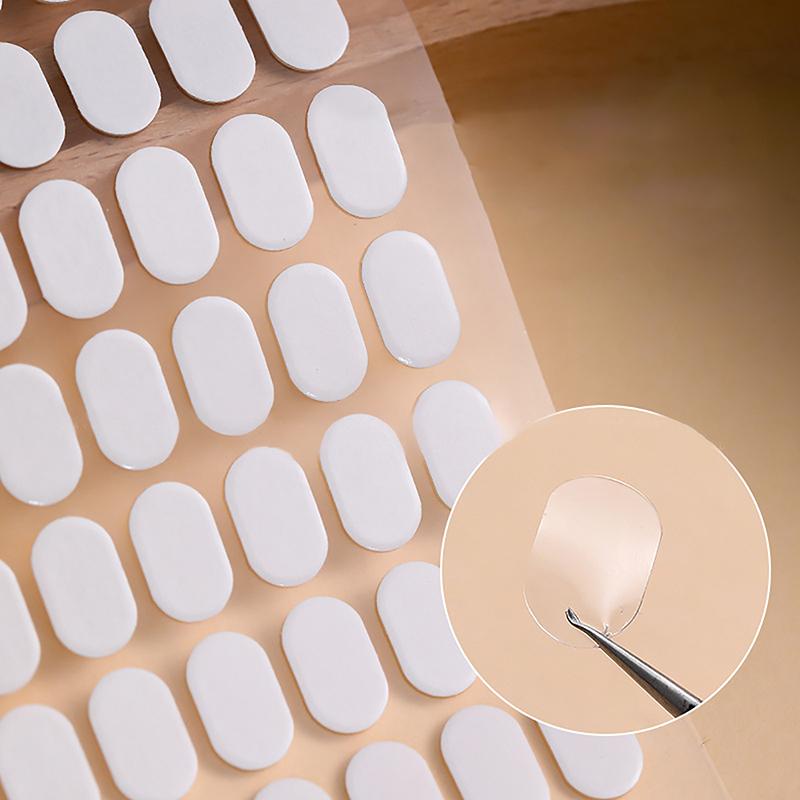 200Pcs Nail Adhesive Sticker Nail Stand Double Sided Tape For False Nails Display Stand Manicure Tips Show Stand Holder Tools