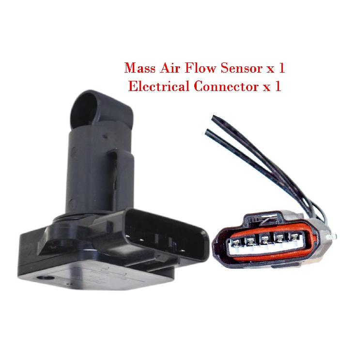 Mass Air Flow Sensor MAS4570 W/ Electrical Wiring Connector Fits Lexus Toyota