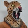 Halloween-Kostümkopfbedeckung, Reise nach Westen Kostüm, Tier-Leoparden-Dämonenmaske