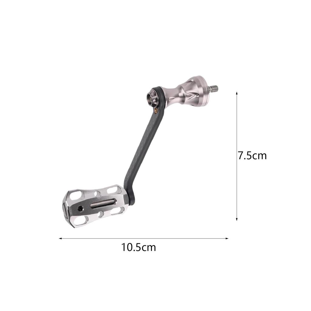 Fishing Reel Handle Wheel for Equipment River Argent with Screw