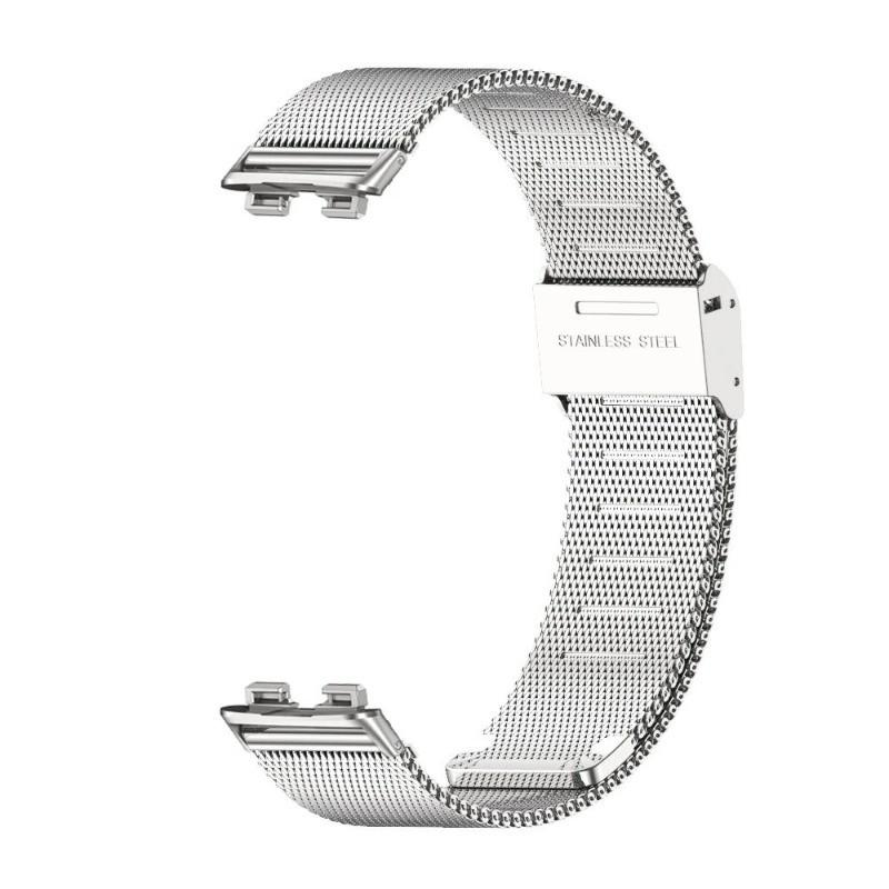 Mesh Watch Strap for Huawei Band 10 9 8 Stainless Steel Wrist Bracelet Strap Loop for Huawei Band10 Strap Accessories