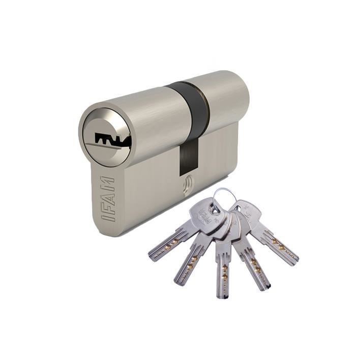 Startcylinder - GENERISK - Str3040 Nikkel - Europeisk - 6 stifter - 30 mm
