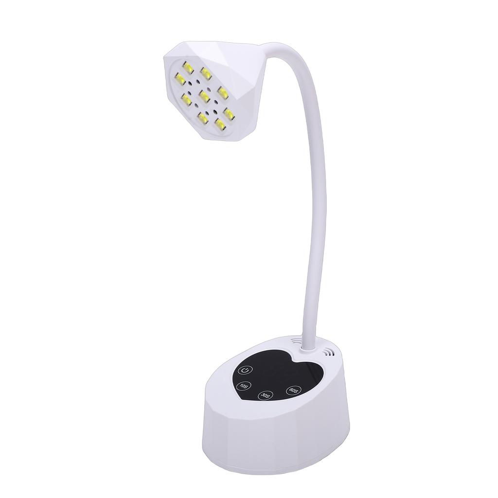 USB Rechargeable Goosenecks LED Nail Light Auto Sensor Nail Dryer for Gel Nails