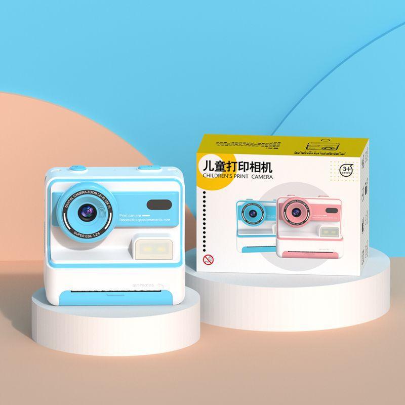 New Print Camera Shoots and Shoots Immediately, Front and Rear Dual Cameras 3000WHD Thermal Paper Printing Photo Digital Camera