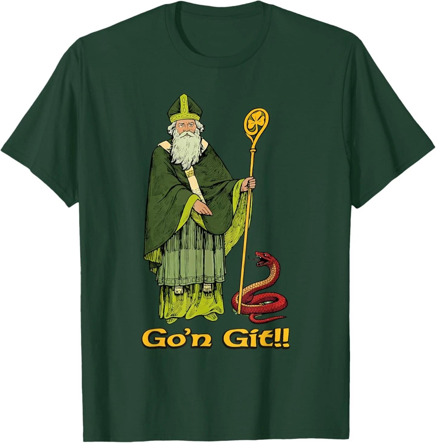 Go n Git St Patricks Day Funny Saint Patrick Men Women Irish T-Shirt S