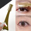Delicate Finish 3-In-1 Eyelash Brush Long Wear Eyeliner Aid Tool  Makeup Artist