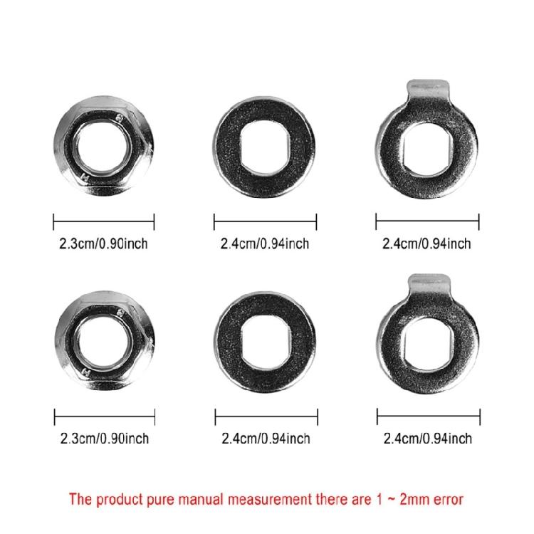 Prosta instalacja Zamki do skuterów Nakrętka Premium Stopy Szeroka kompatybilność Odporny na rdzę Lekki