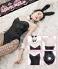 Bunny Girl Cosplay Rabbit Leotard Sexy Rabbit Costume Bunny Cute Outfit Fancy Dress Gift Leather Faux Leather Fishnet Tights X 2 Bunny Ears Tail 7